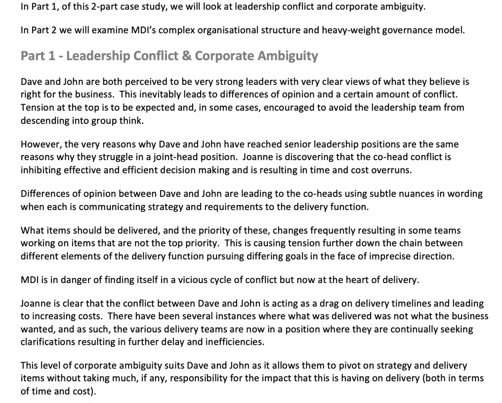Leadership Conflict Case Study - Page 2